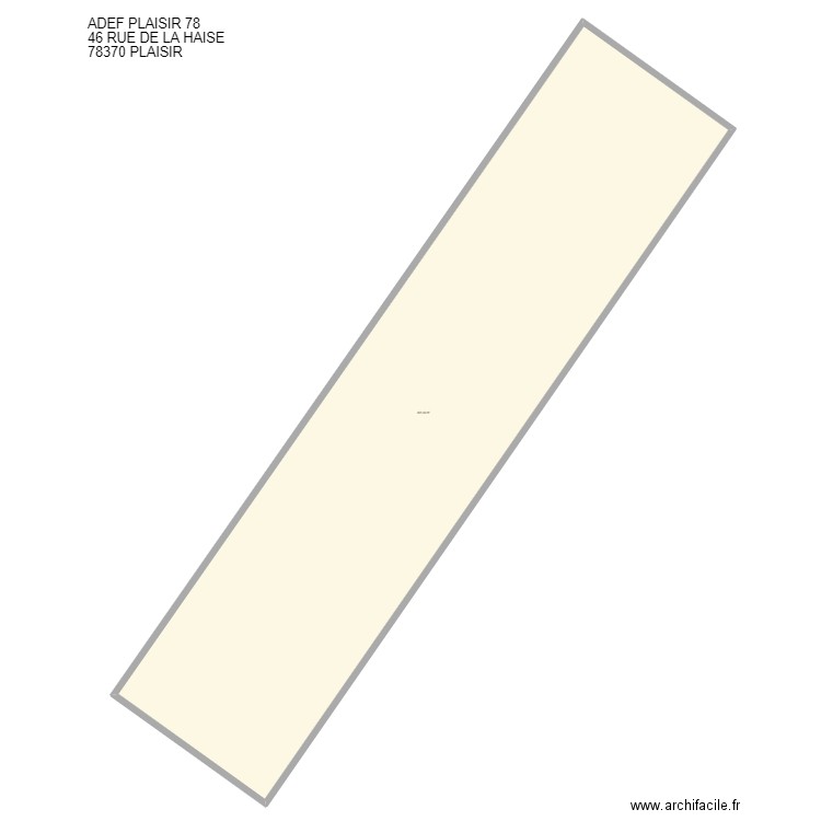 ADEF PLAISIR. Plan de 0 pièce et 0 m2