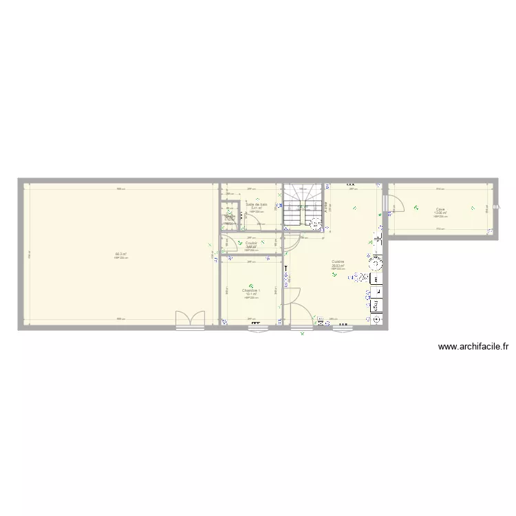 Saint Antheme RDC. Plan de Saint Antheme RDC. Plan de