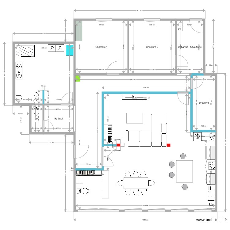 Appart Dison Amenagement. Plan de 0 pièce et 0 m2