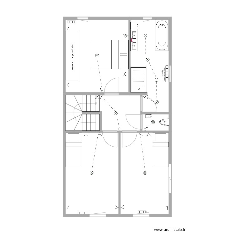 maison Andy étage. Plan de 0 pièce et 0 m2