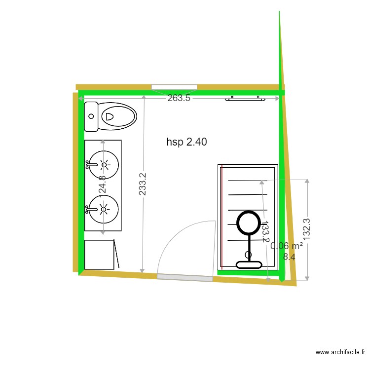 girond etg. Plan de 0 pièce et 0 m2