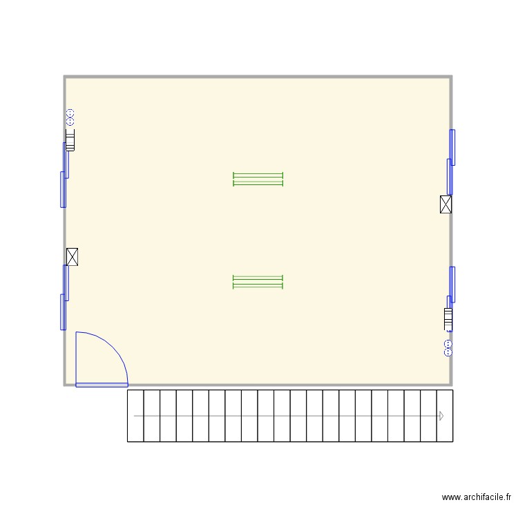 Salle double location DECORTES. Plan de 0 pièce et 0 m2