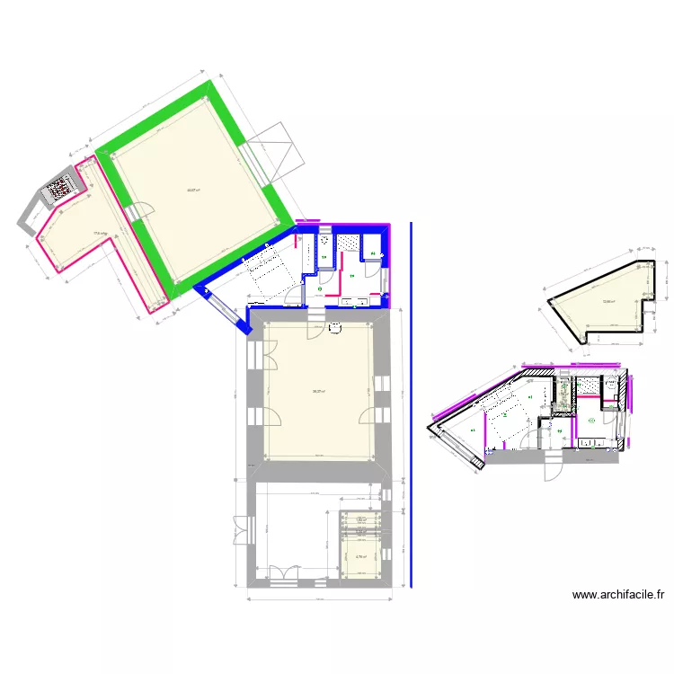 maison 3. Plan de 