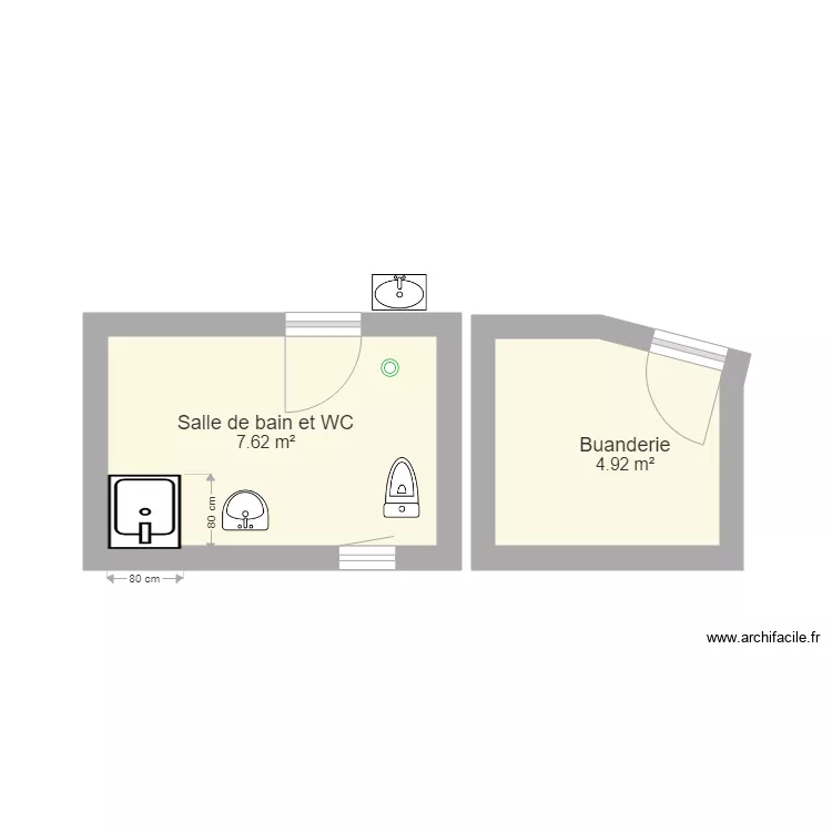 garage. Plan de 