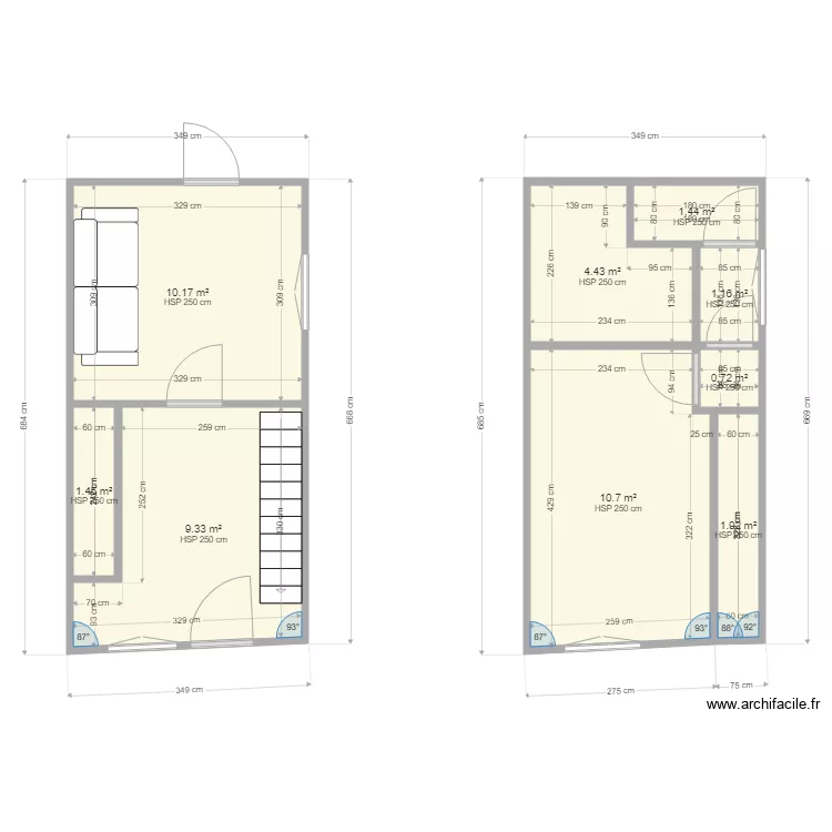 PETIT FIERFORT. Plan de PETIT FIERFORT. Plan de