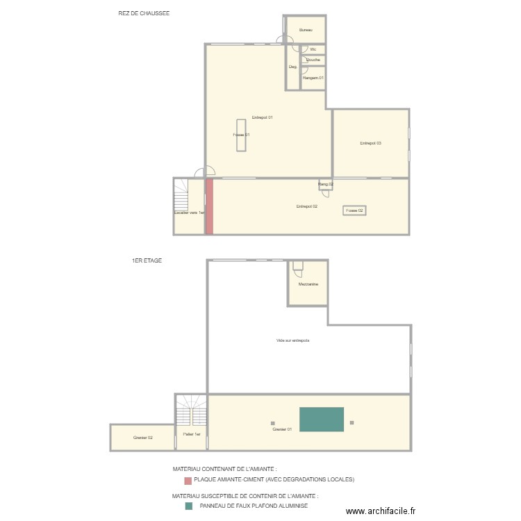 780807747-HOUILLES-FOULON-CROQUIS. Plan de 18 pièces et 558 m2