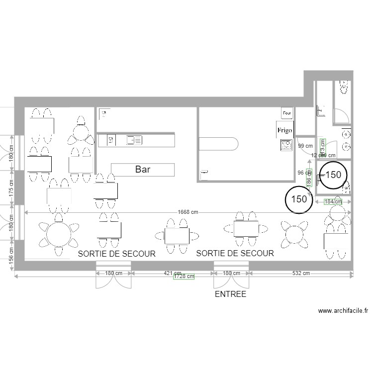 CAFE DES PLANTES . Plan de 0 pièce et 0 m2