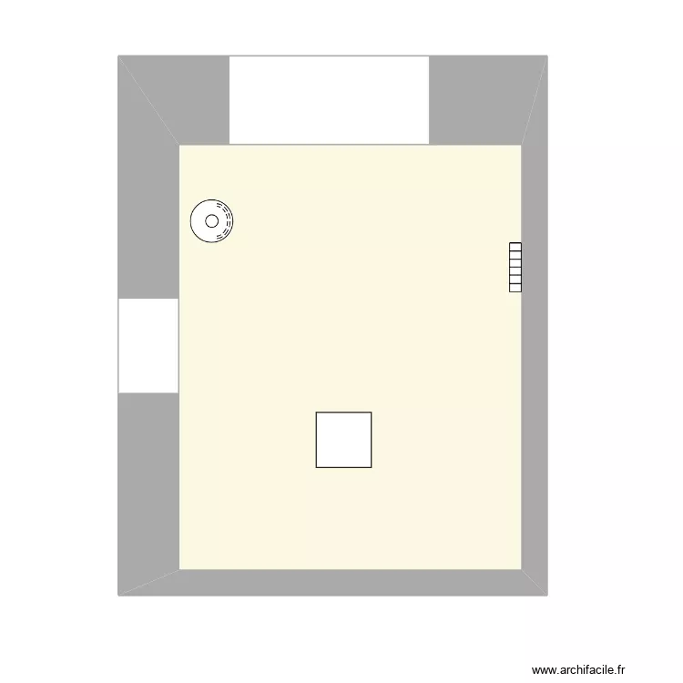 salon. Plan de 