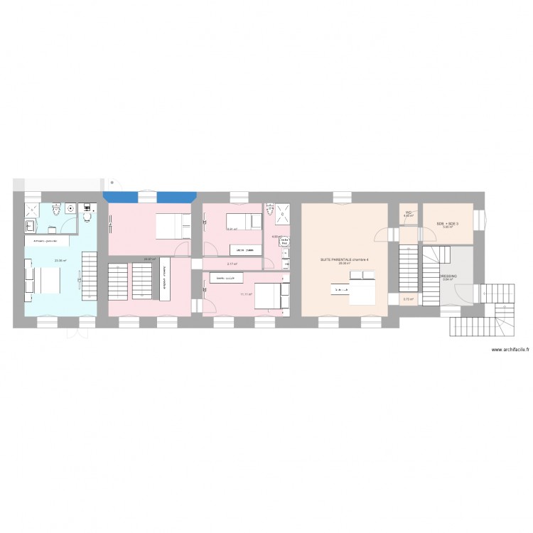 Plans Maison 3 niv division 3. Plan de 0 pièce et 0 m2