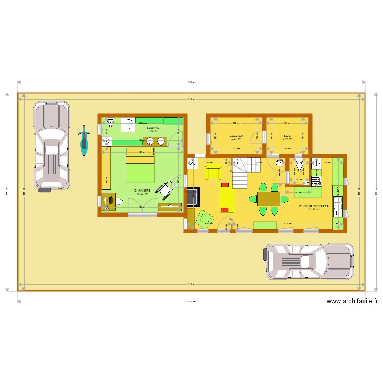 CUISINE DANS EXISTANT 3. Plan de 0 pièce et 0 m2
