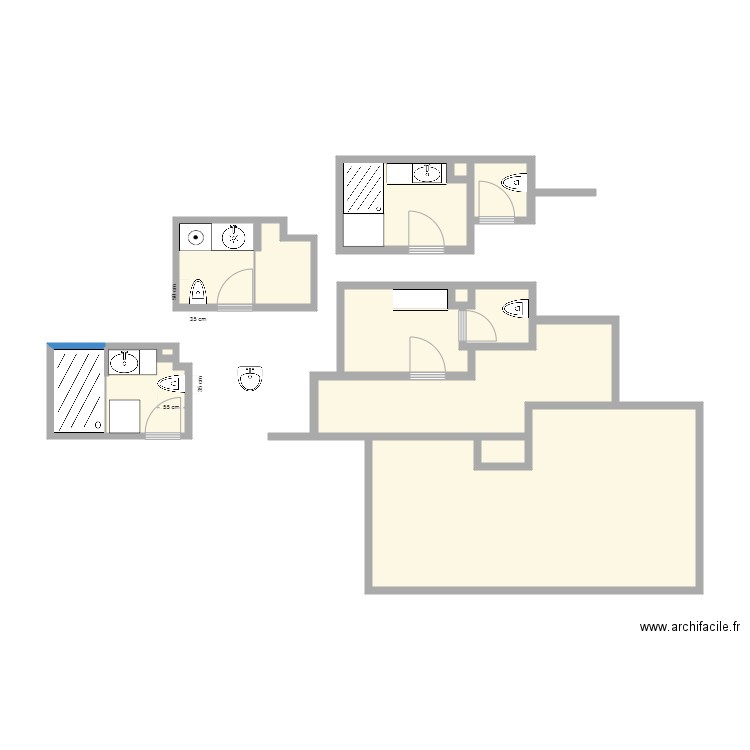 Salle de Bain. Plan de 0 pièce et 0 m2