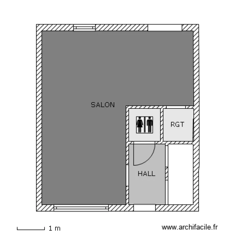 Maison Rez de Chaussée. Plan de Maison Rez de Chaussée. Plan de