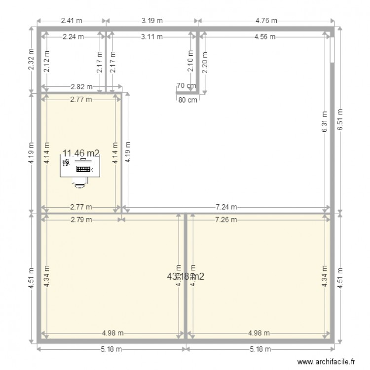 REIDER. Plan de 0 pièce et 0 m2