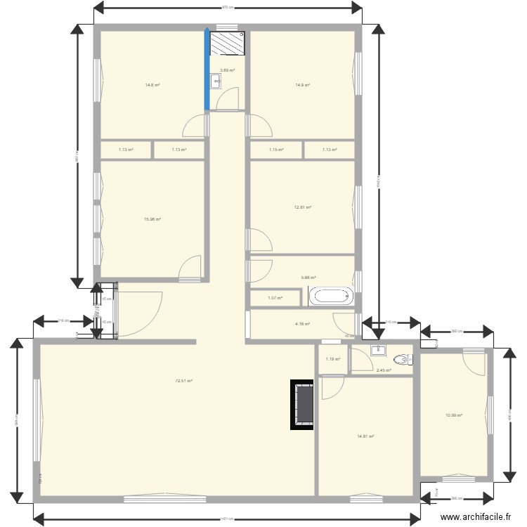 plan cestas briquetier. Plan de 0 pièce et 0 m2