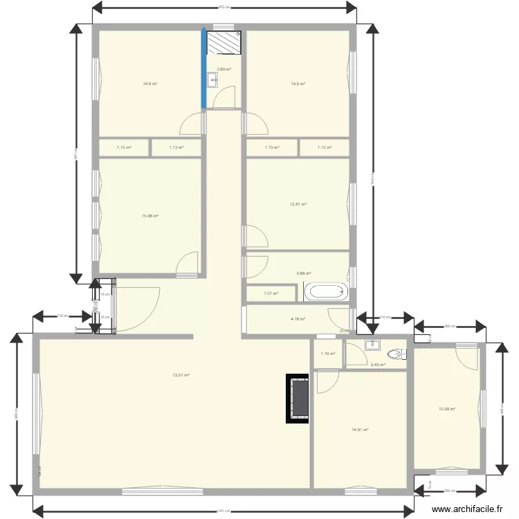 plan cestas briquetier. Plan de 