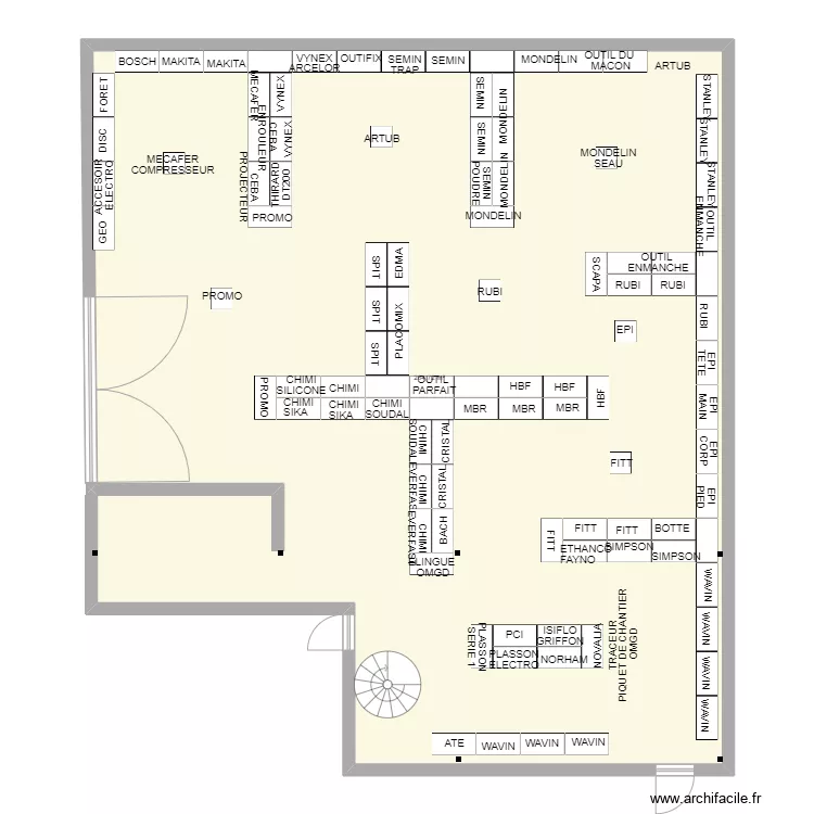 ORANGE. Plan de 
