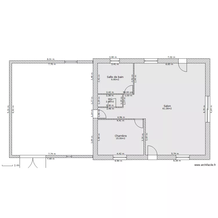 maison 08. Plan de 