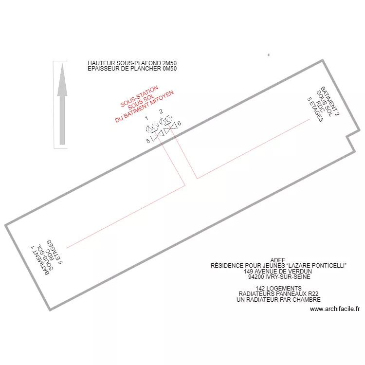 ADEF IVRY SUR SEINE. Plan de ADEF IVRY SUR SEINE. Plan de