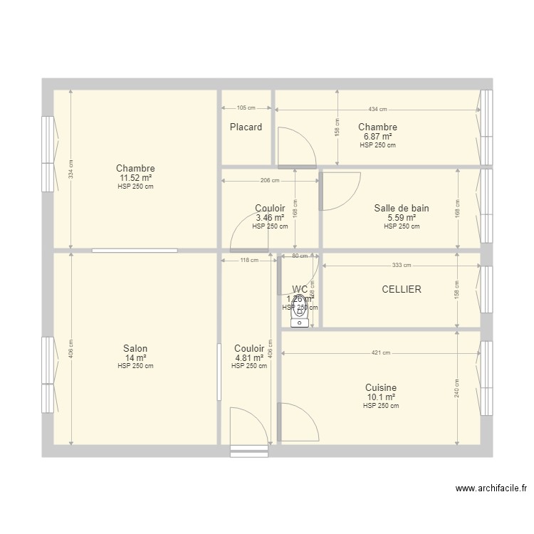 CHARRIER ROANNE. Plan de 0 pièce et 0 m2