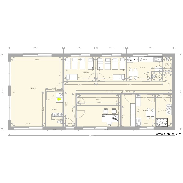 3 bis av du stade  Lagny sur marne projet. Plan de 0 pièce et 0 m2