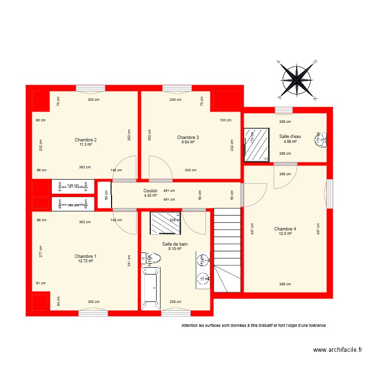 BI 4169 étage Coté. Plan de 0 pièce et 0 m2