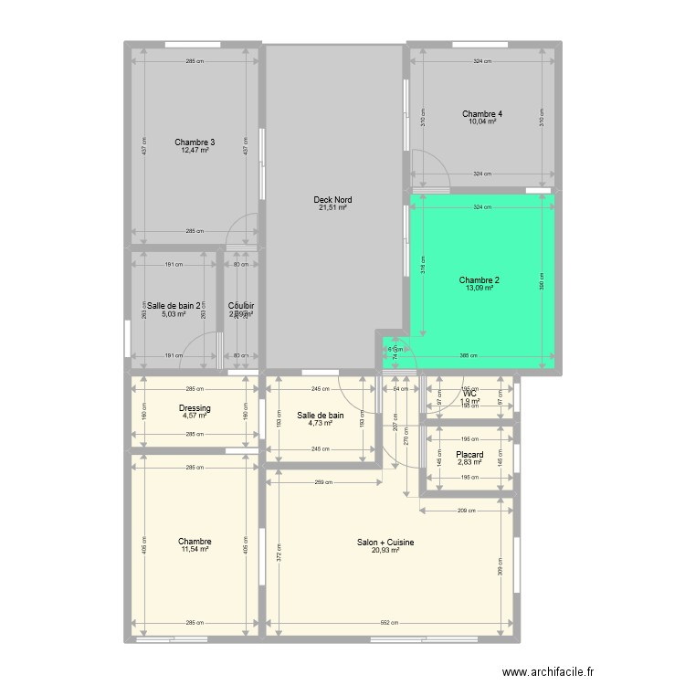 2022_maison_vallon_extention_opt1. Plan de 12 pièces et 111 m2