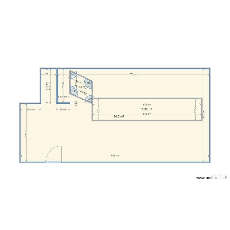 mecoen. Plan de 0 pièce et 0 m2