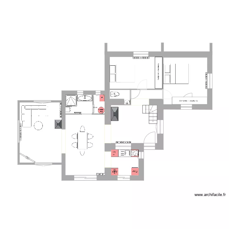 Maison RdC 4. Plan de 