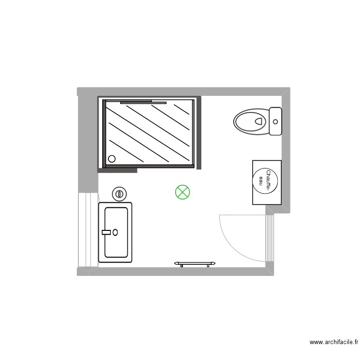 SDB RP. Plan de 0 pièce et 0 m2