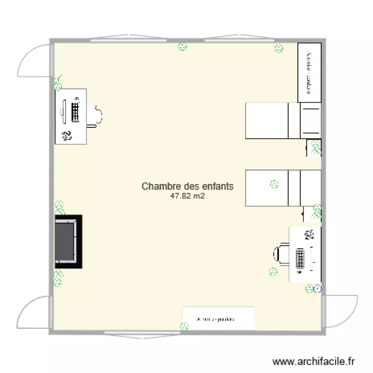 chambre des enfants1. Plan de 