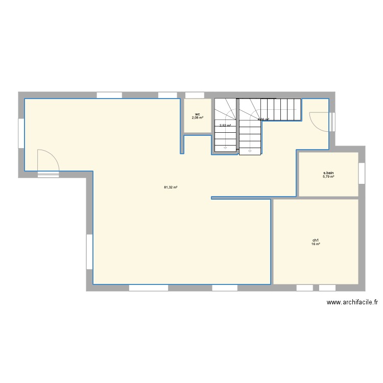 M Lapraz privé. Plan de 0 pièce et 0 m2