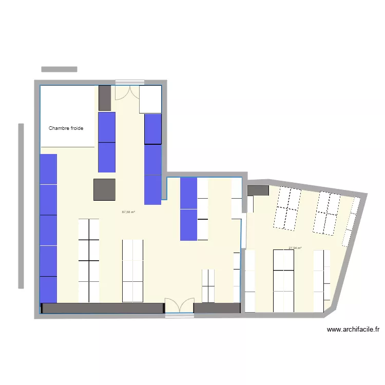 11 av du Maine . Plan de 