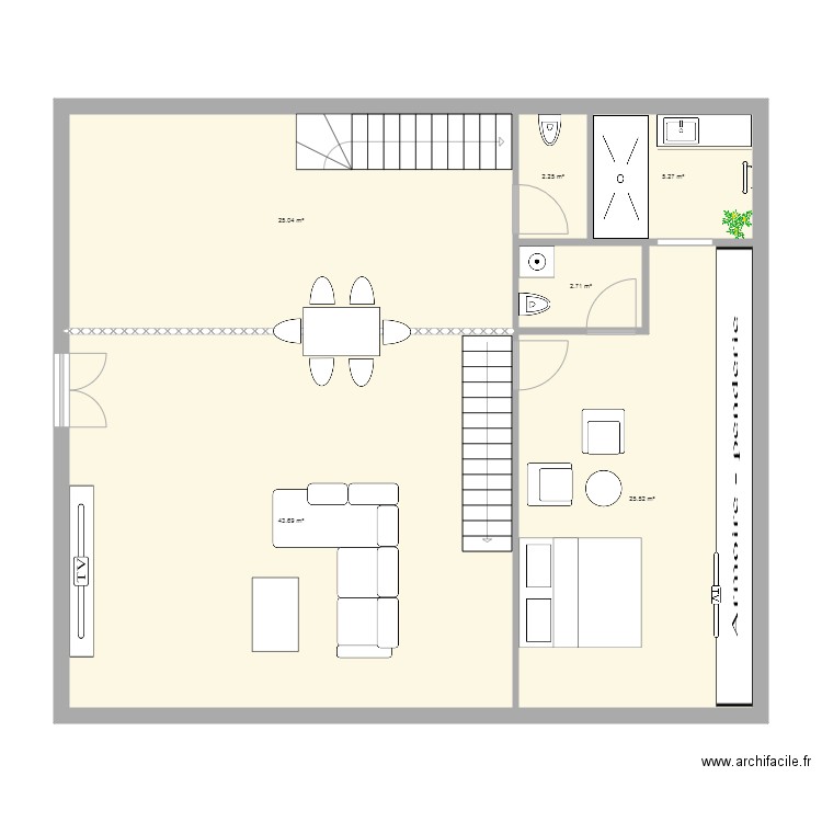 ST LEU AMENAGEMENT 1. Plan de 0 pièce et 0 m2