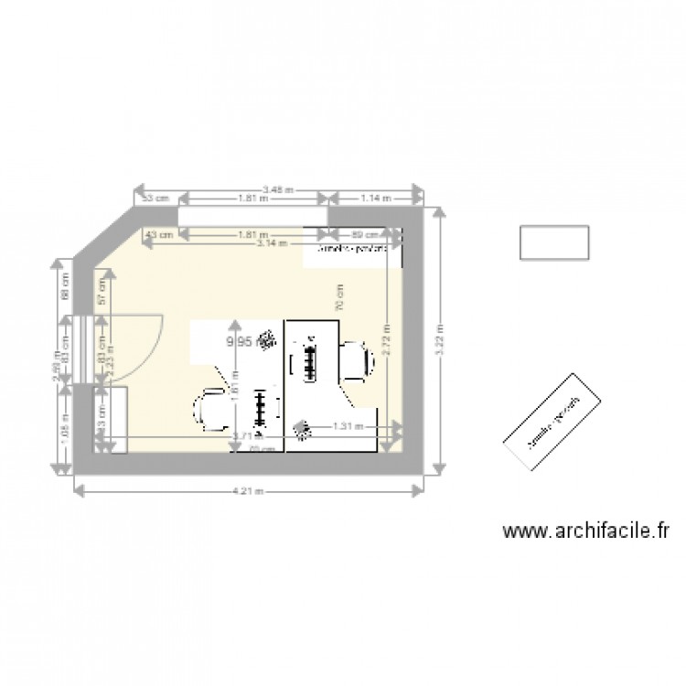 BUREAU PMT 2. Plan de 0 pièce et 0 m2