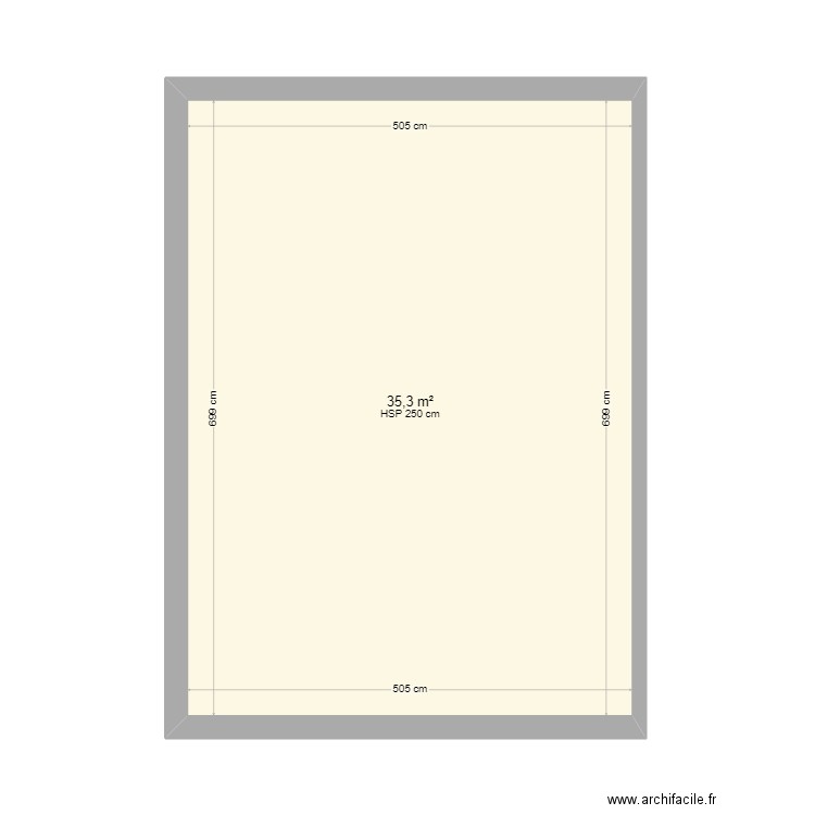 DGAT SAN PEDRO. Plan de 1 pièce et 35 m2