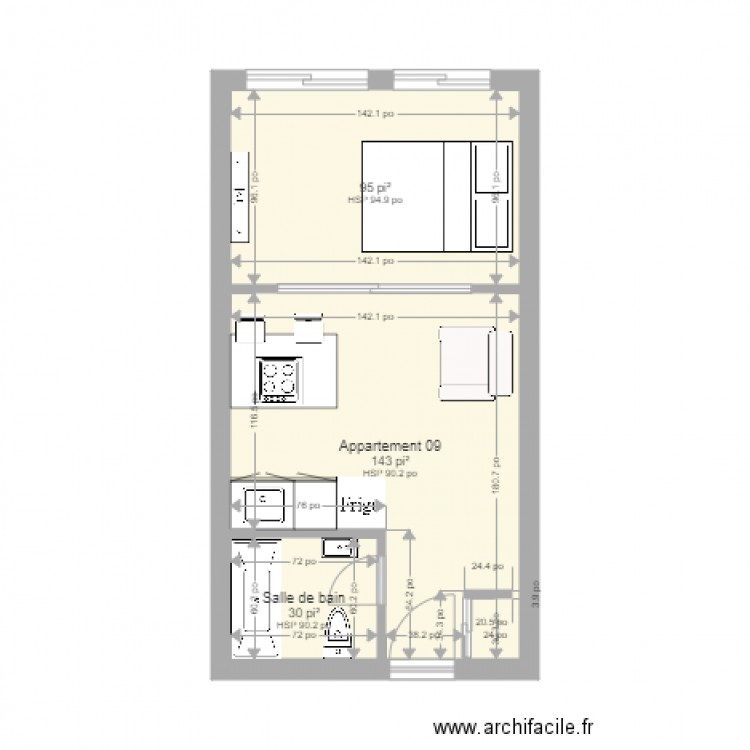 Appartement 9. Plan de 0 pièce et 0 m2