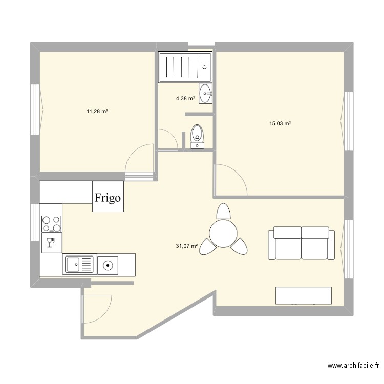  lavoisie. Plan de 0 pièce et 0 m2
