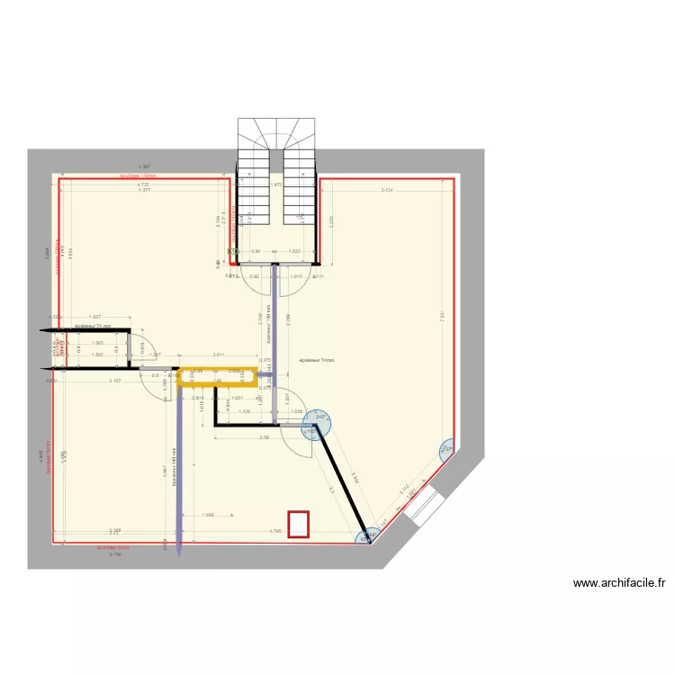 3eme &eacute;tage V09. Plan de 