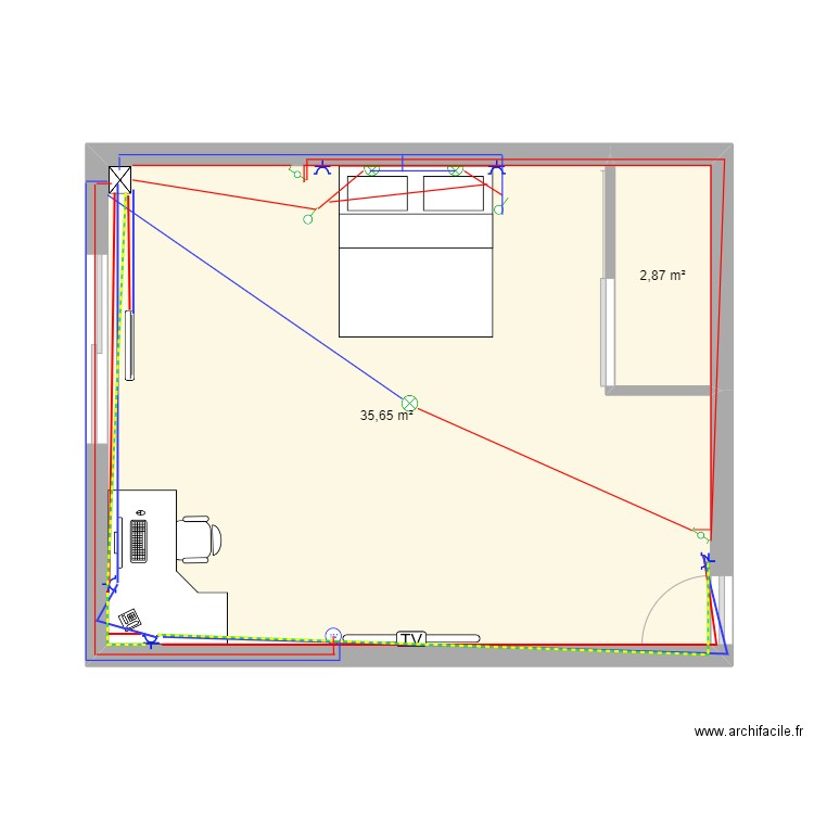 plan architecturale. Plan de 0 pièce et 0 m2