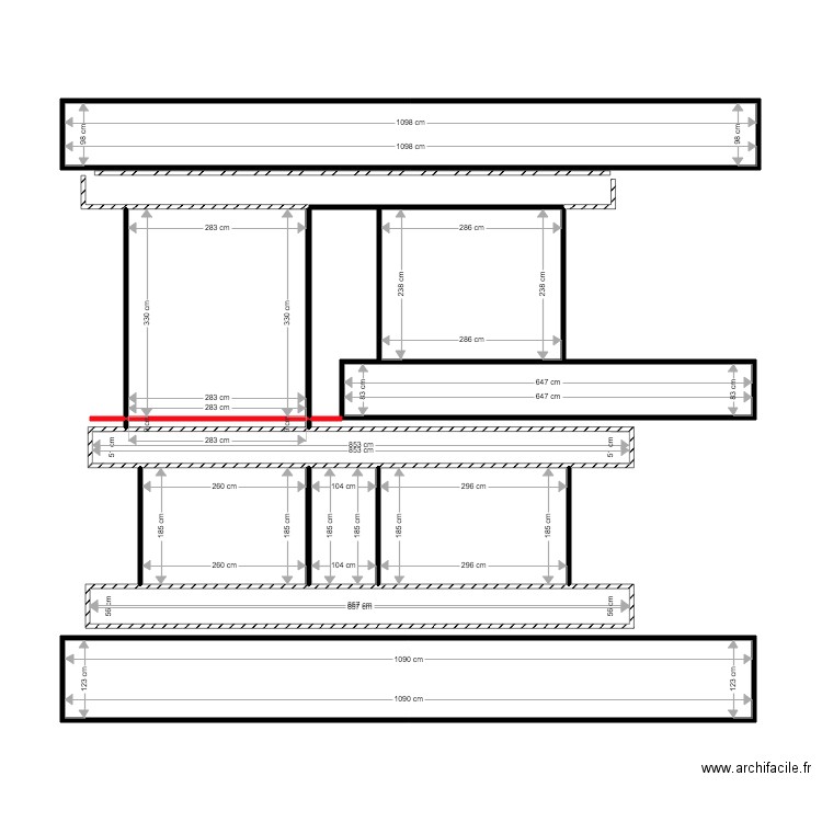 etayage planchee maison BEL. Plan de 0 pièce et 0 m2