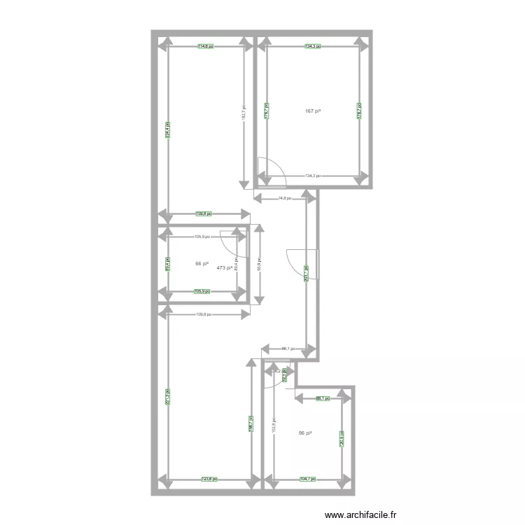 2532 Vimont. Plan de 