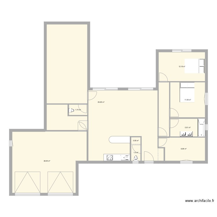 MAISON 2. Plan de 0 pièce et 0 m2