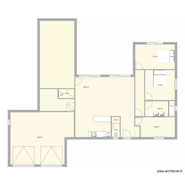 MAISON 2. Plan de 