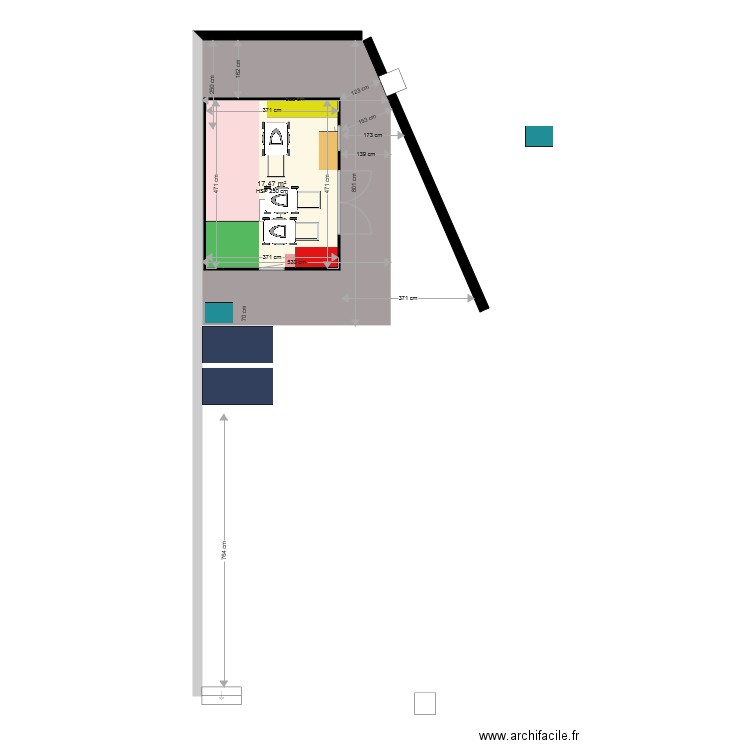 cabane seule tronçais. Plan de 0 pièce et 0 m2