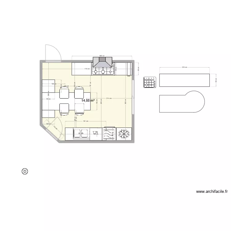 CUISINE DOMICILE ACTUALISE. Plan de CUISINE DOMICILE ACTUALISE. Plan de