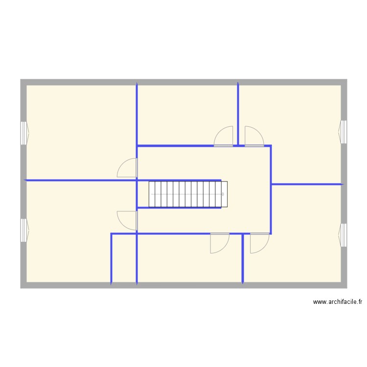 Etage nu. Plan de 0 pièce et 0 m2