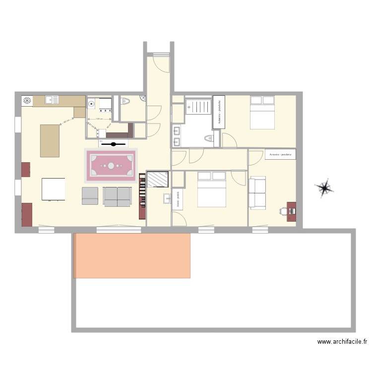appartement22. Plan de 7 pièces et 24 m2