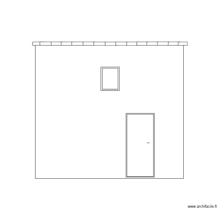 Garage façade Est. Plan de 0 pièce et 0 m2