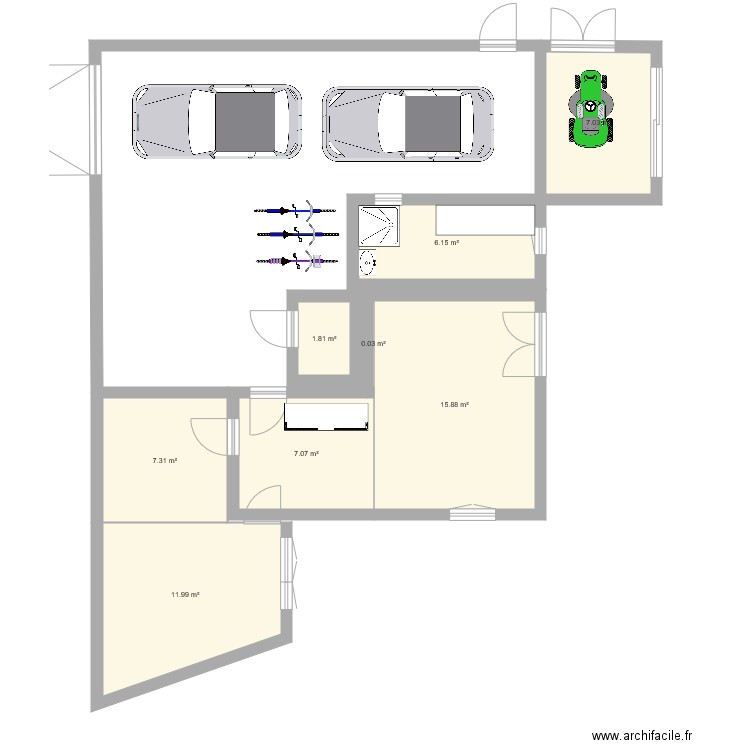 BUREAU JOUY. Plan de 0 pièce et 0 m2