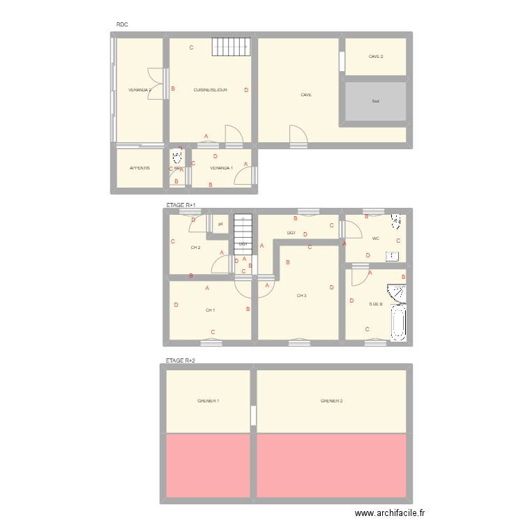 SKERRATT. Plan de 0 pièce et 0 m2